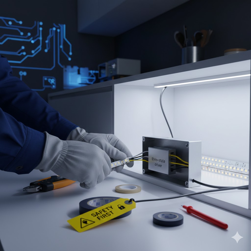 نصب درایور سه حالته؛ نکات فنی و ایمنی