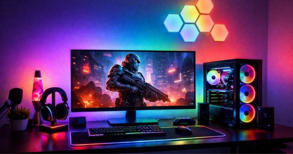 نورپردازی اتاق گیمینگ