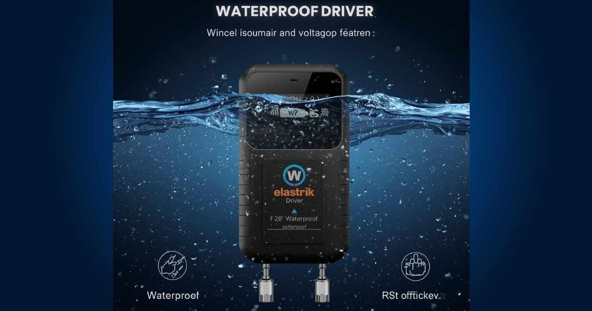 ولتاژ و راندمان درایور ضدآب